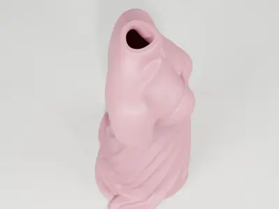 Unique Female Body Vase - 3Dprint plant pot  3D print model