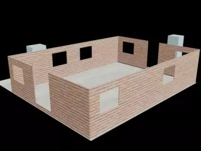 Grain Store House 3D Model max 3D model