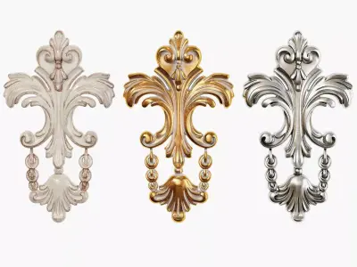 Classic carved 191 3D model