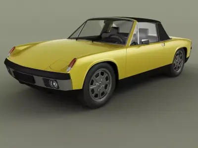 Porsche 914 3D model