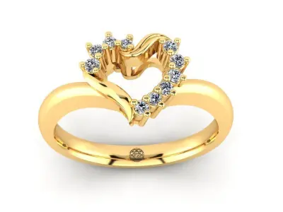 gold ring 3D model get