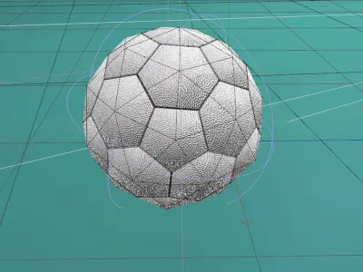 Football Basic 3D model