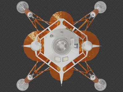 Eagle Engineering Lunar Lander 3D model