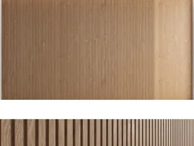 Wood panels set4 3D model