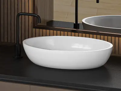 FURNITURE FOR A COMBINED BATHROOM LAITILA 3D model