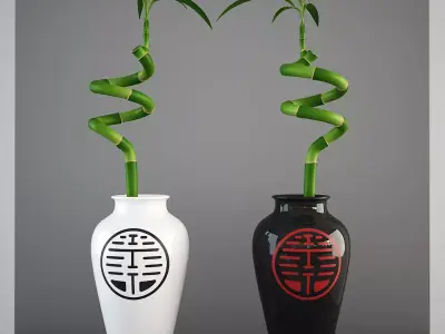 Lucky Bamboo 3D model