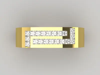 luxury man ring mr0180 3D print model