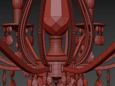 Chandelier Alberi E 1 1 8 601 N 3D model