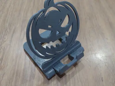 HALLOWEEN PUMPKIN PHONE STAND 3D print model