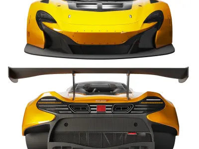 Maclaren 650s gt3 3D model