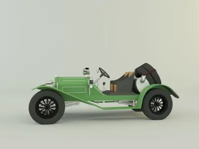 Hudson model car 3D model