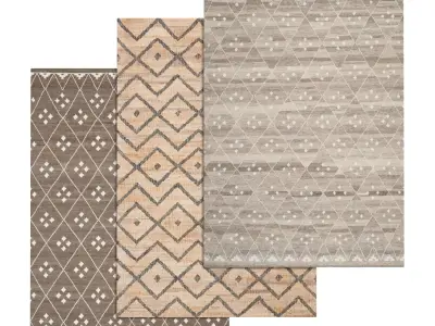 Rug Set 2082 3D model