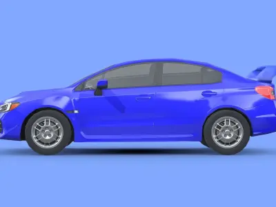 Subaru Impreza WRX STi 3D model