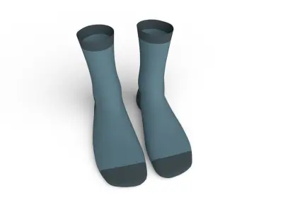 Socks M01 Low-poly 3D model