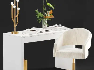 CB2 Office set 3D model