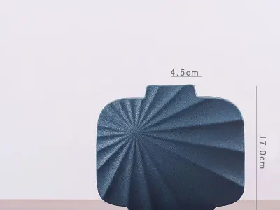 WAVE FLOWER VASE 3D print model