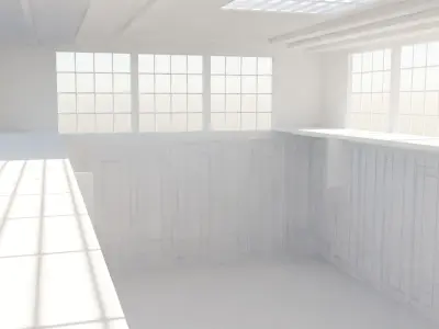 Kung-Fu Hall 3D model