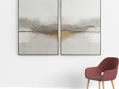 Photo Frame 153 Low-poly 3D model