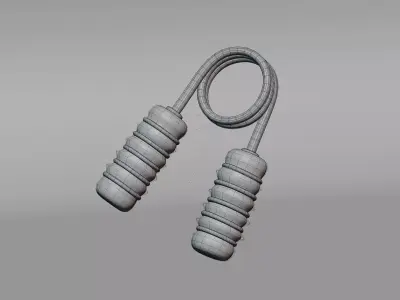 Hand Gripper Low-poly 3D model