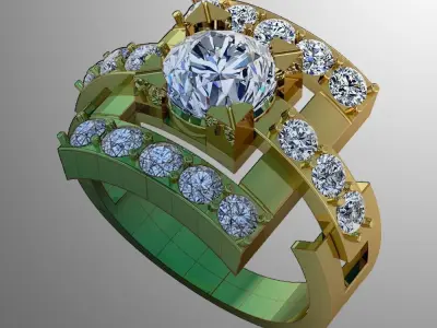 Ring akr 8 3D print model