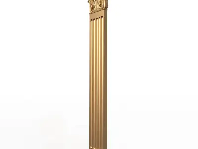 Column Capital 02 Low-poly 3D model