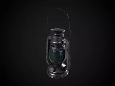 Medieval Lantern 3D model