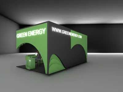 BOOTH EXHIBITION DESIGN 3D model