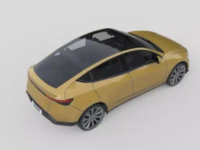 Generic Sleek Electric Crossover 3D model