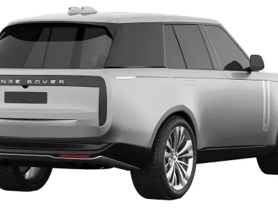 Range Rover 3D model Textured