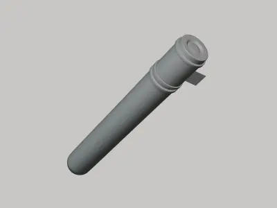 Basic Serum Bottle - Geometry Only No Textures No Materials 3D model