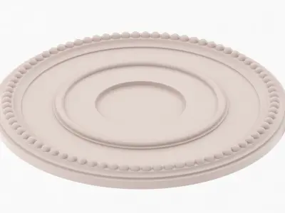Classic Ceiling Medallion 41 3D model