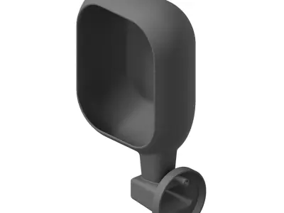 Carbon Fiber Bus Mirror Cover 3D model