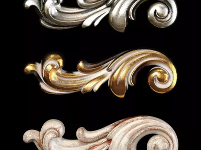 Classic carved 060 3D model