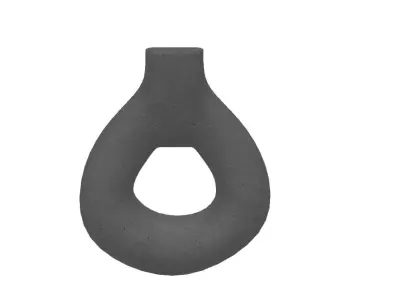 Concrete Vase 2 3D model