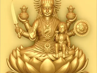 Santana Lakshmi 3D print model