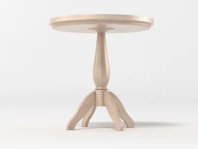 Neptune Henley Side Table 3D model