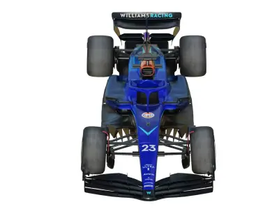 F1 Williams FW45 2023 3D model