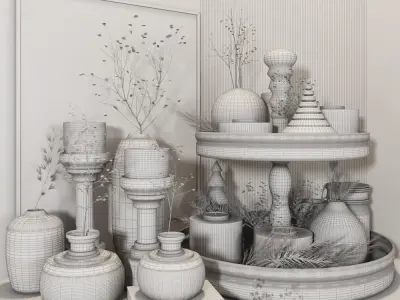 decorative set 14 3D model