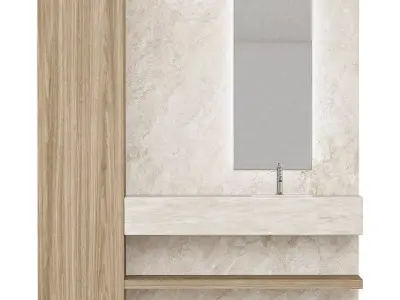 Bathroom furniture 1 3D model