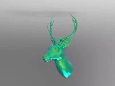 Deer head 3D model
