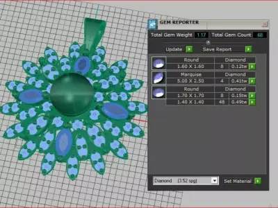  pearl pendant 3D print model