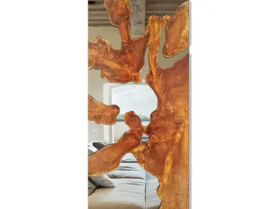 Teak Root Mirror 8 3D model