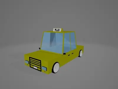 Little Low-detail suitable vehicle package 3D model