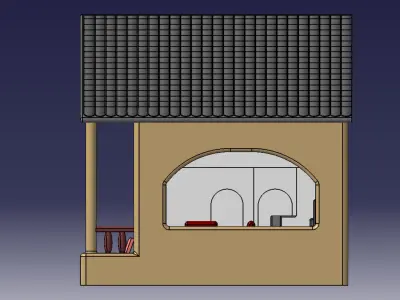 Villa house ready to print 3D print model