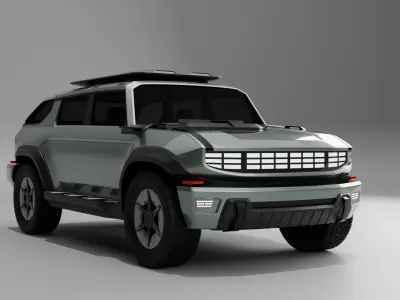KGM-Ssang Yong- F-100 3D model