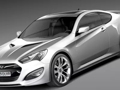 Hyundai Genesis Coupe 2013 3D model