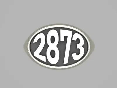 Number Ring 3D 3D print model