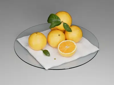 Orange 3D model