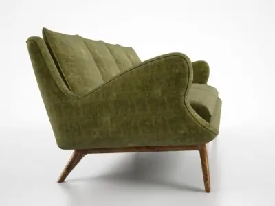 Vladimir Kagan Venetian sofa 3D model
