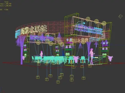 Exhibition - Area - 12X12-3DMAX2012-02 3D model
